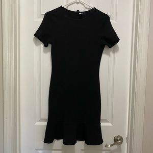 H&M Black ruffle dress